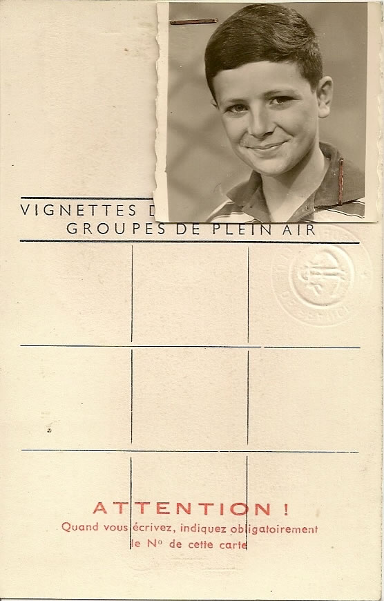 1958 - carte plein air.